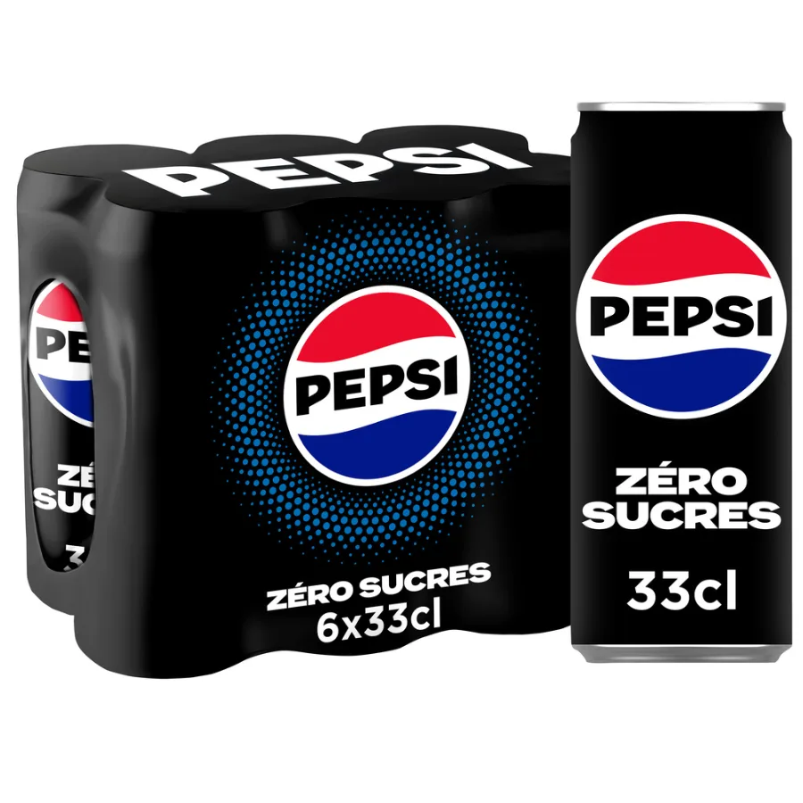 PEPSI ZERO SLK CAN 330MLX6