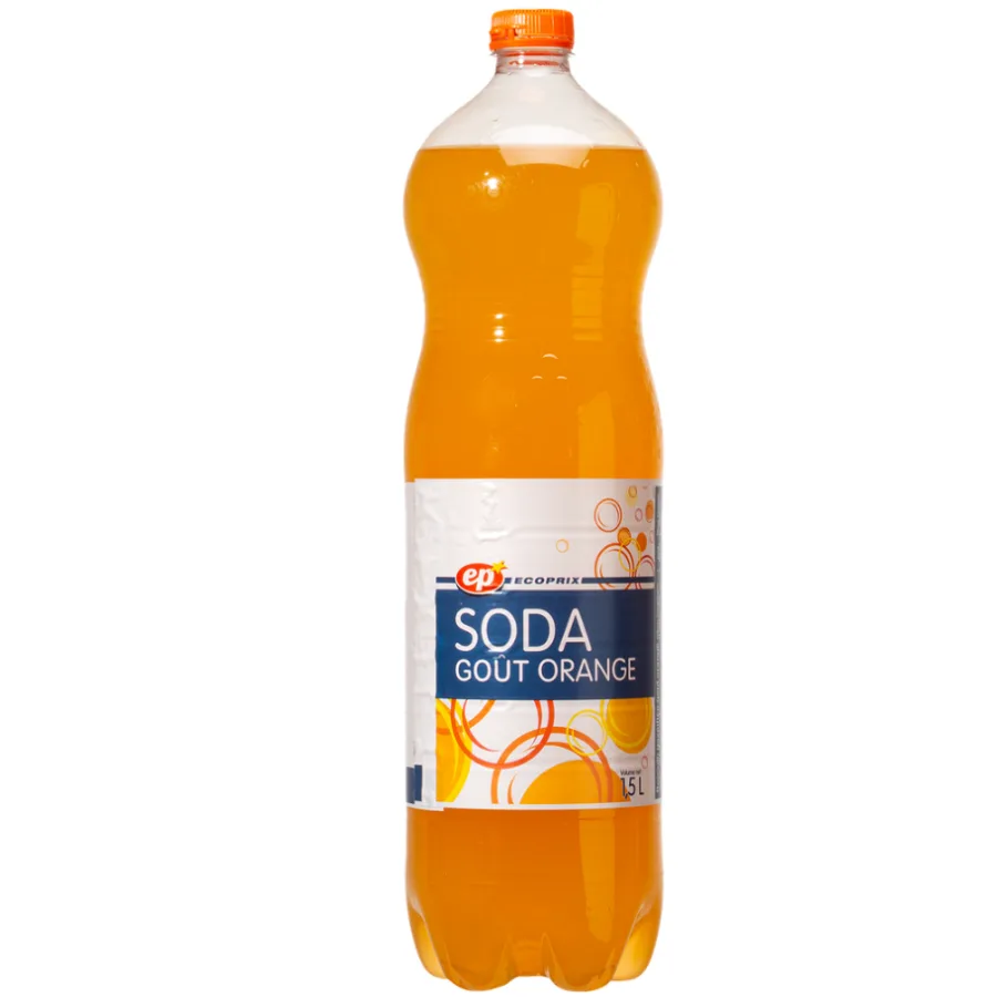 SODA ORANGE EP BOUTEILLE PET 1.5 L