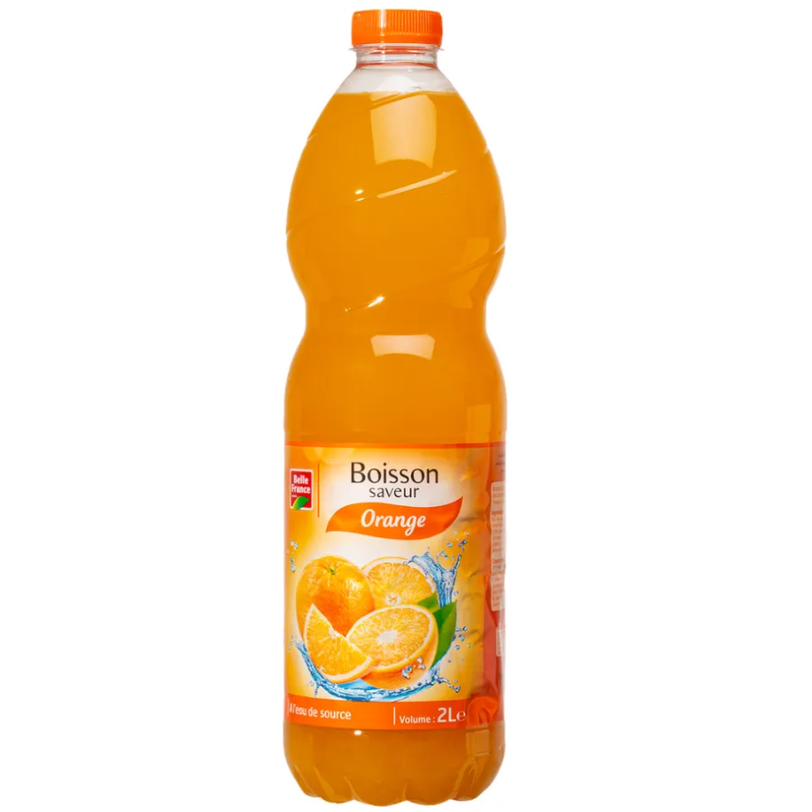 BOISSON AUX FRUITS ORANGE BF BOUTEILLE PET 2 L