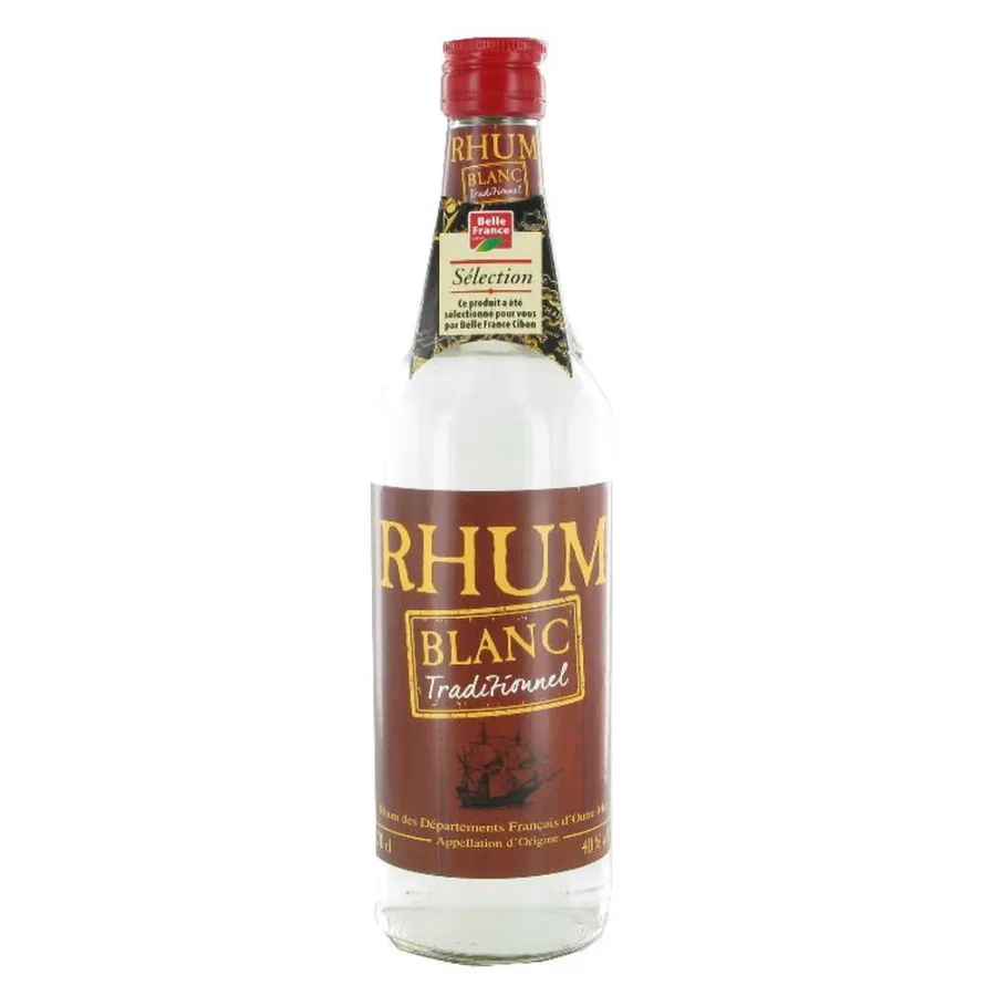 RHUM BLANC 40% BF BOUTEILLE 70 CL