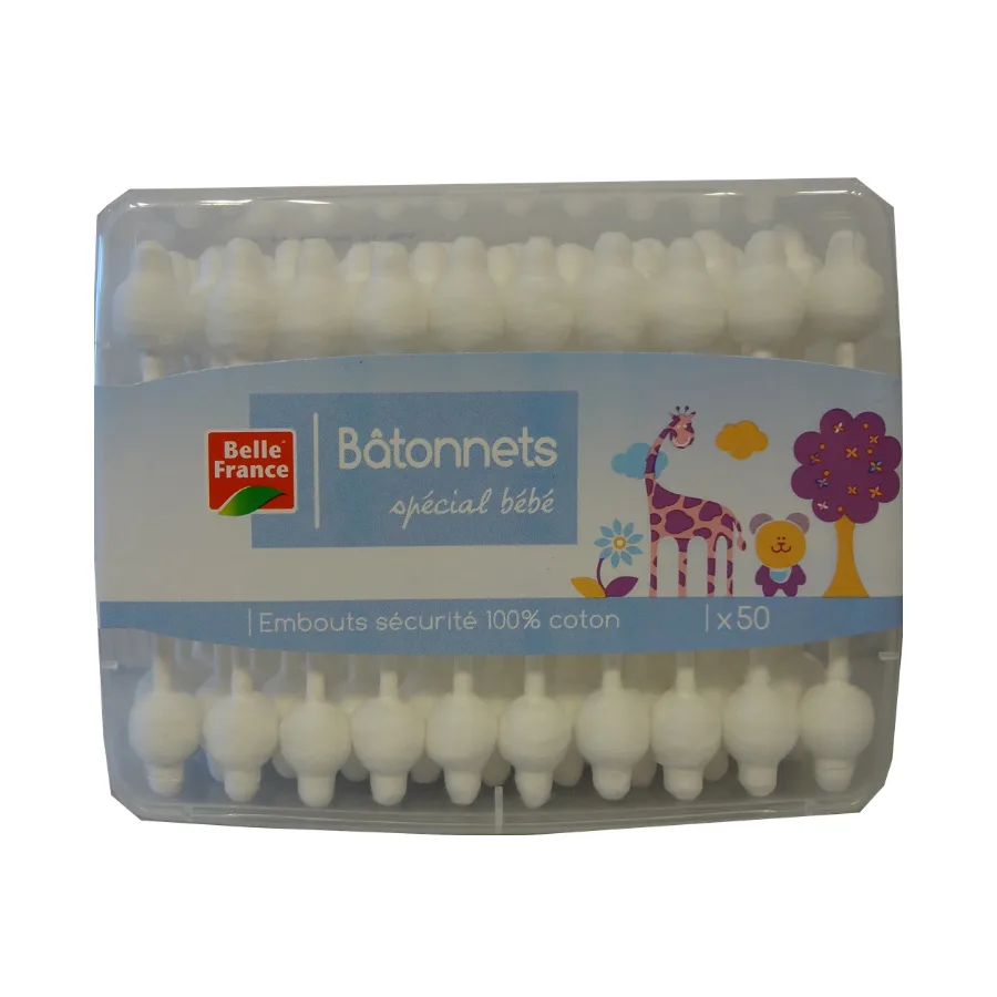 Bâtonnet hygiène spécial bébé x50 Boite
