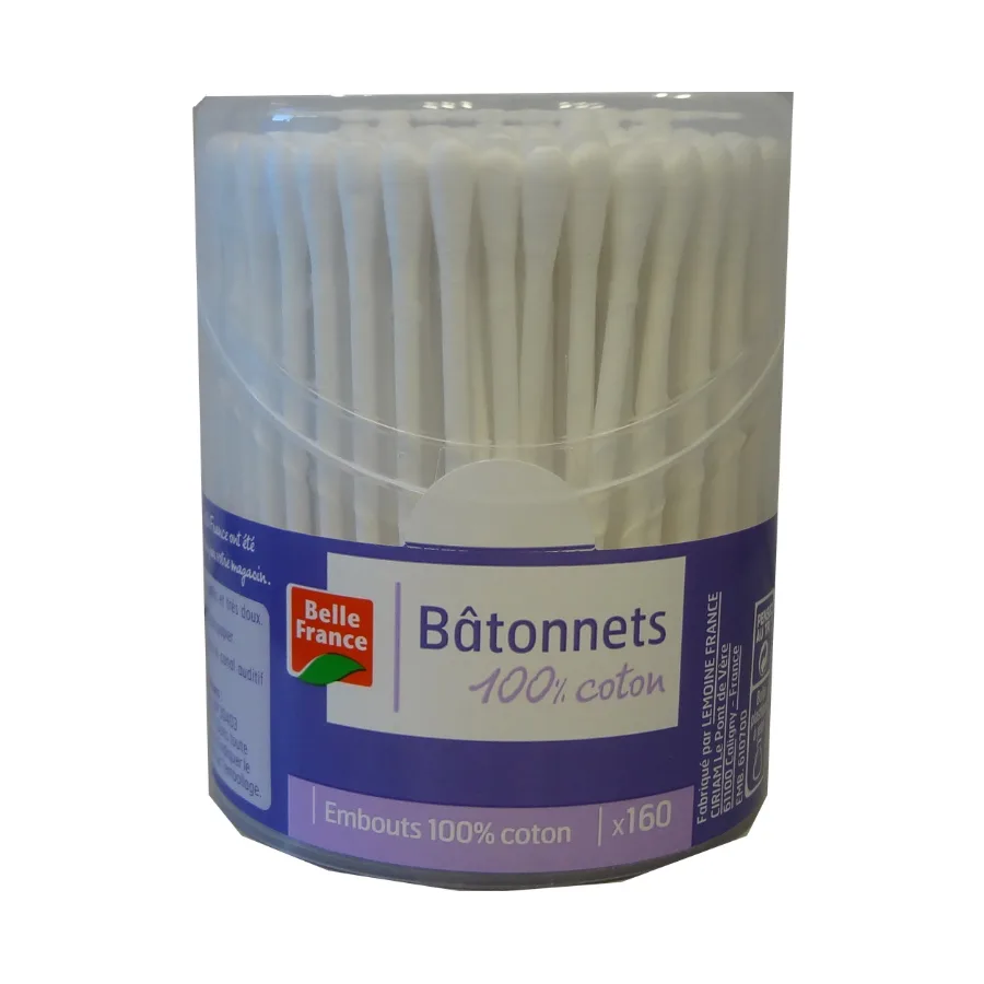 Bâtonnet hygiène papier x160 BF Boîte