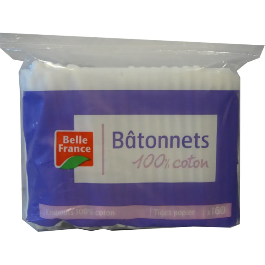 Bâtonnet hygiène papier x160 BF Sachet