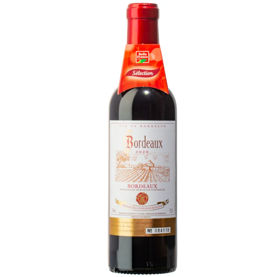 BORDEAUX ROUGE AOC BF BOUTEILLE 37.5 CL