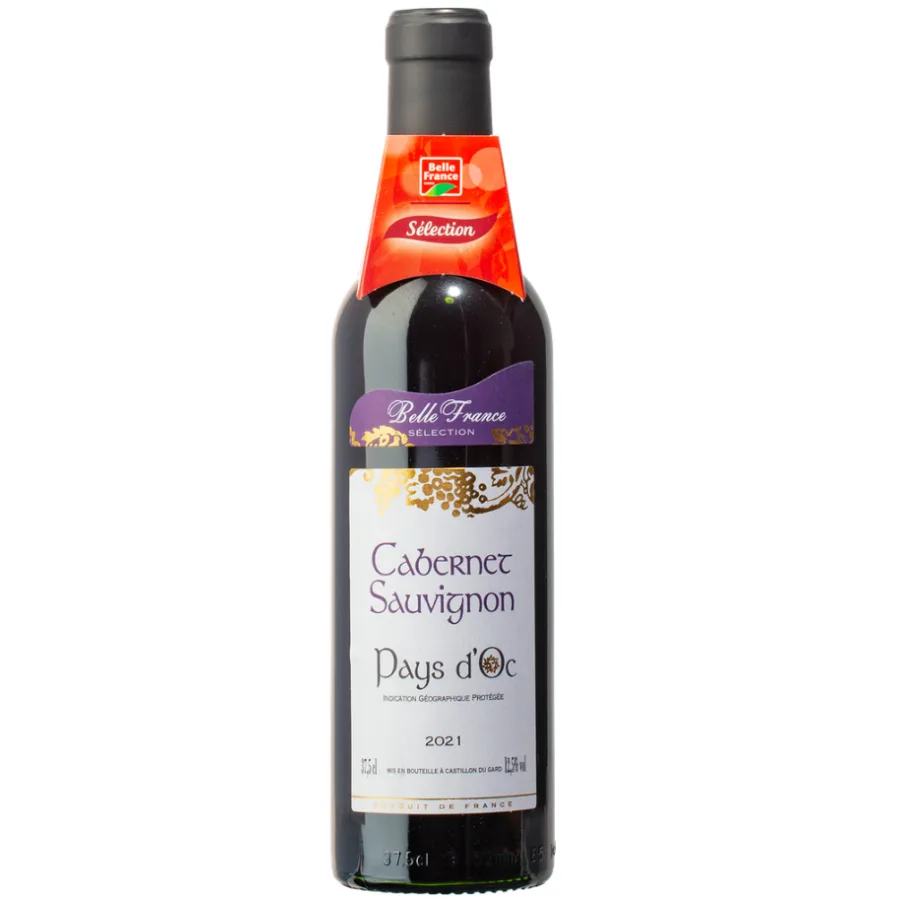 PAYS D OC CABERNET SAUVIGNON ROUGE BF BTLE 37.5 CL