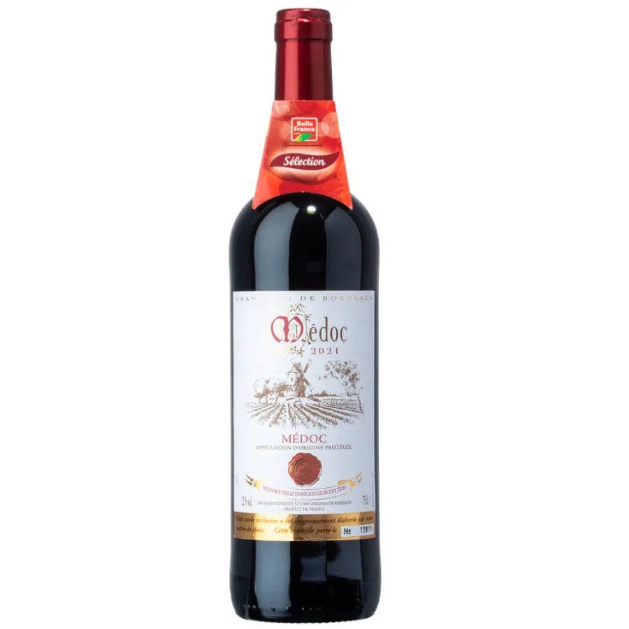 MEDOC ROUGE AOC BF BOUTEILLE 75 CL