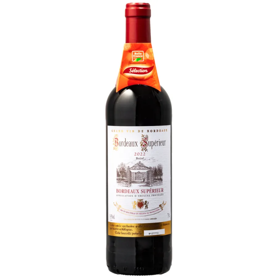 BORDEAUX SUPERIEUR BOISE BF BOUTEILLE 75 CL