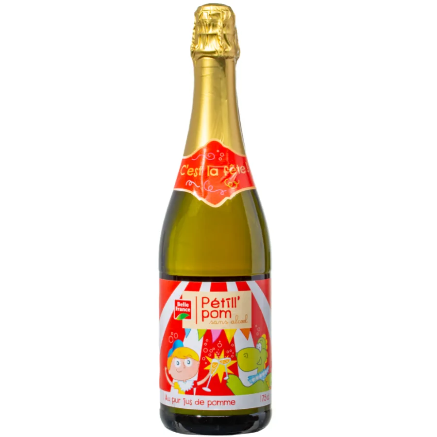 JUS DE POMME PETILLANT BF 75 CL