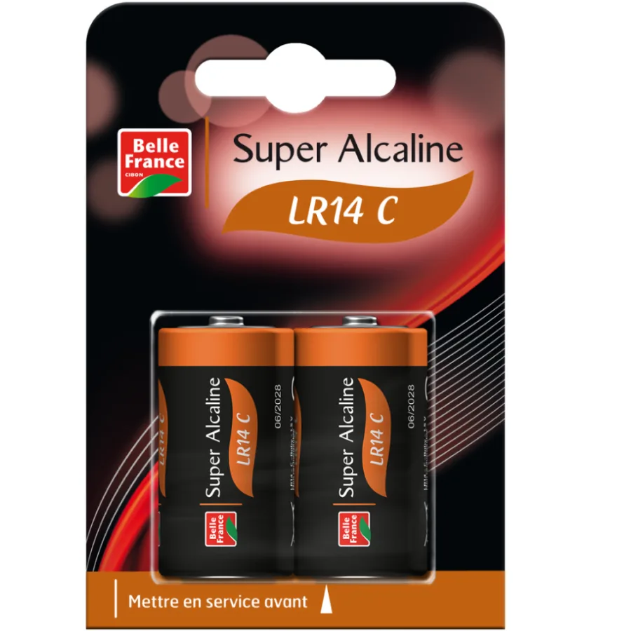 BELLE France SUPER ALCALINE LR14x2
