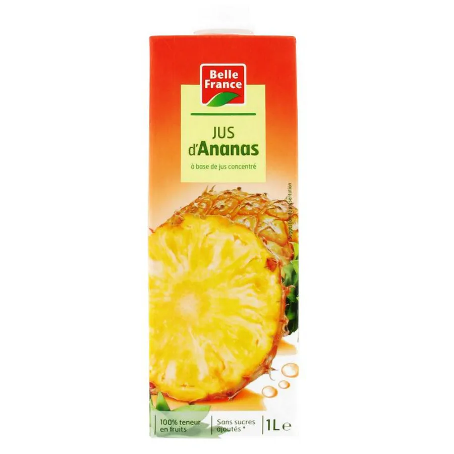 JUS D ANANAS ABC BF BRIQUE 1 L