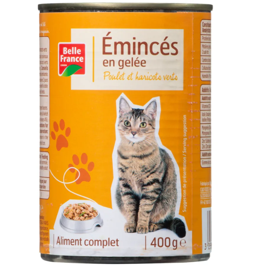 EMINCE GELEE CHAT POULET HV BF BOITE 1/2 400 G