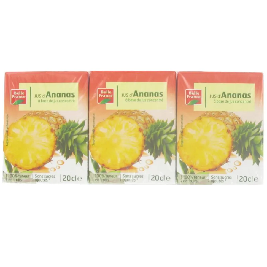 JUS D ANANAS ABC BF BRIQUETTE 6 X 20 CL