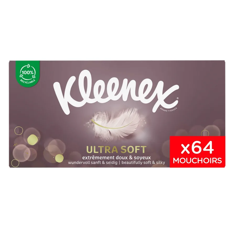 Kleenex® Tissues Box - Ultra Soft x64