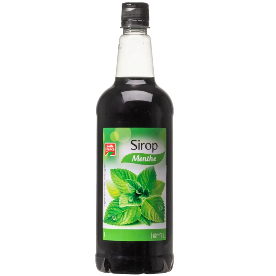 Mint Syrup 1L PET Belle France