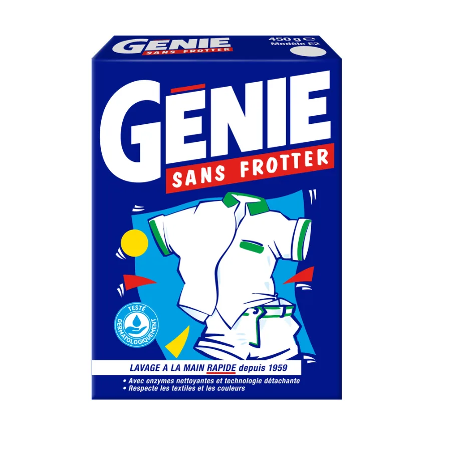 GENIE LESSIVE POUDRE MAIN 450G