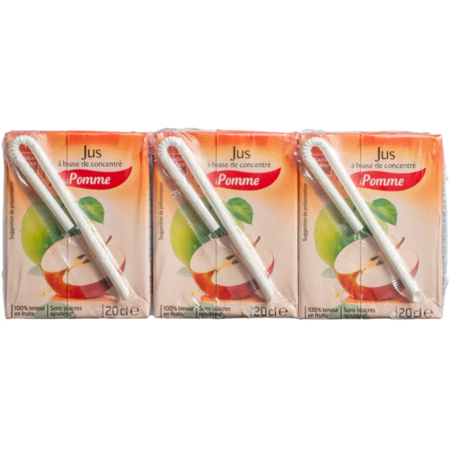 Belle France JUS DE POMME ABC BF BRIQUETTE 6 X 20 CL