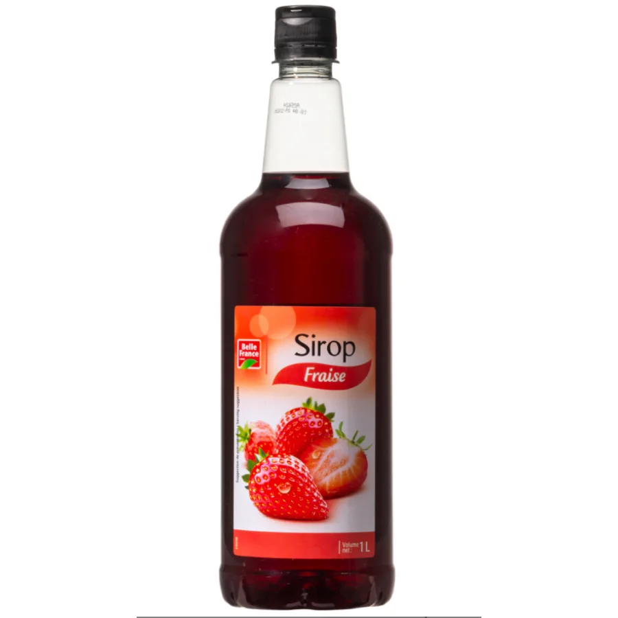 SIROP DE FRAISE BF BOUTEILLE PET 1 L