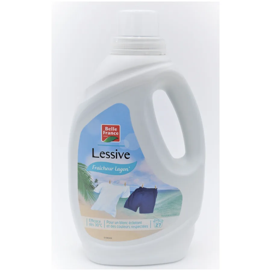 Belle France 1.25L Belle France Lessive Liquide concentrée fraîcheur Lagon - 27 lavages