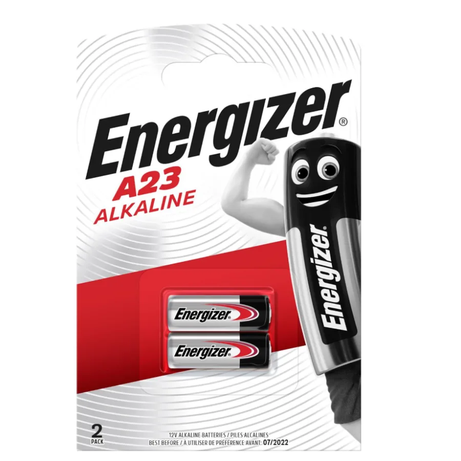 Energizer Piles Alcalines A23 Miniatures x2