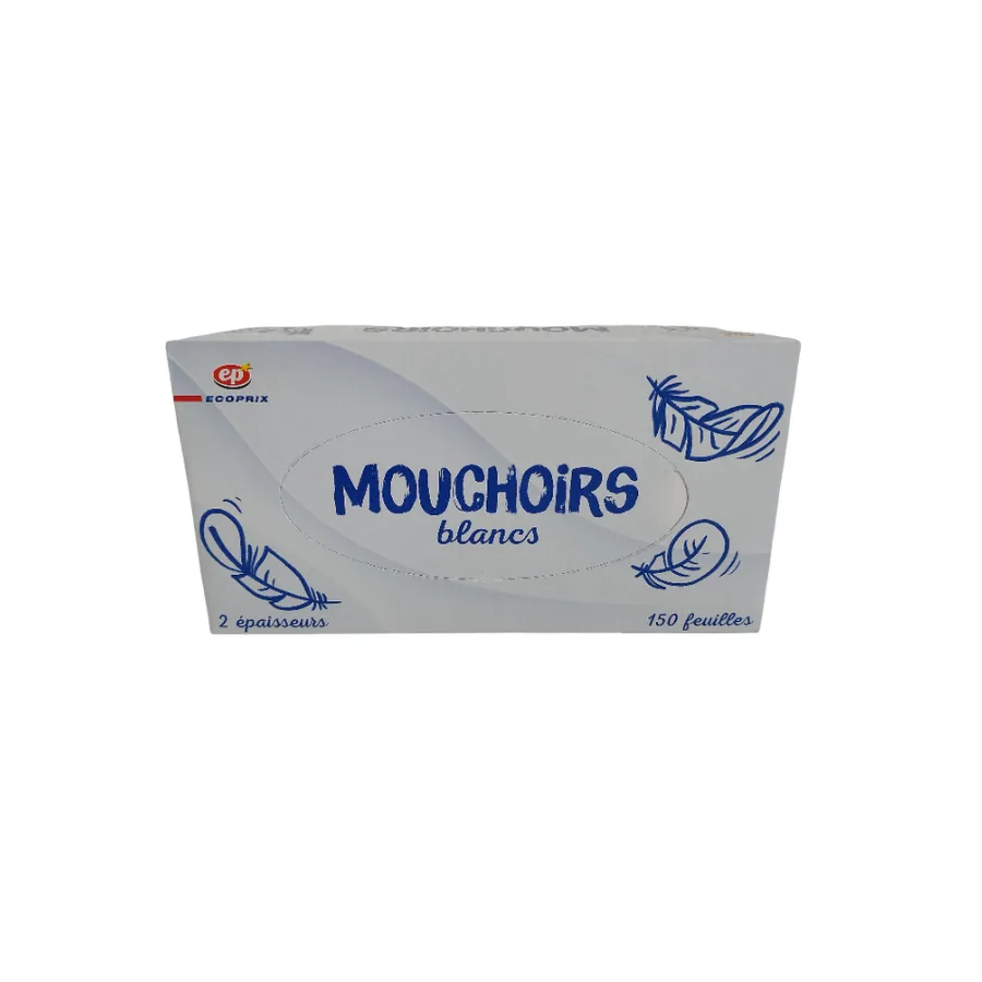Ecoprix Boîte de Mouchoirs FSC x150